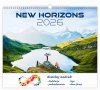 kalendarz ścienny wieloplanszowy New Horizons 2026 z logo